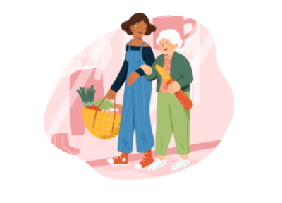 Assistance pour les courses